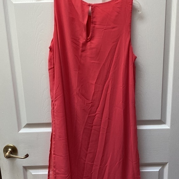 Y London Times solid pink sleeveless lined regular size dress 12 - Picture 2 of 3